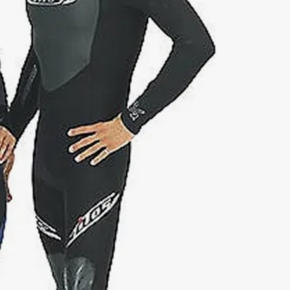 Tilos  adult unisex Men's Black-Gray 3/2MM Wetsuit/scuba surf Sz S